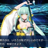 水着清姫の零基再臨最高に堪能できてヤバイ…スク水もいいけど最終衣装のスケスケもいい…そして最終のアングルに殺される